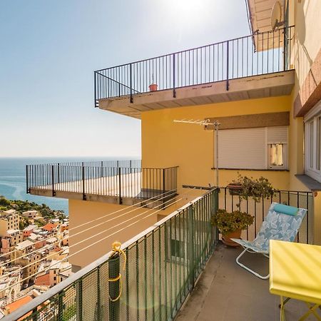 Cinque Terre D'Amare Sea View Big Apartment For Travel Lovers Ріомаджоре Екстер'єр фото